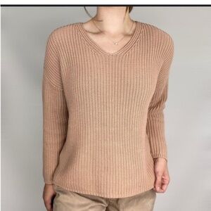 Jenni Kayne Cotton Cabin Sweater size L